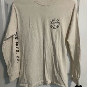 Brixton Cream Long Sleeve Men's Shirt